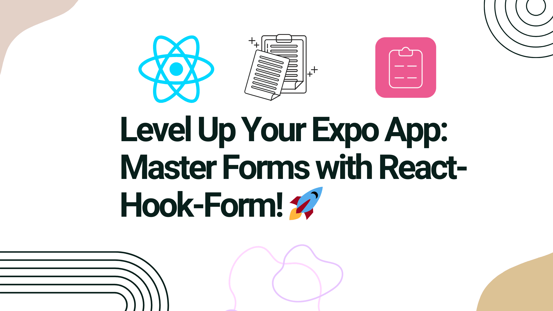 How to use react-hook-form in React Native expo app
