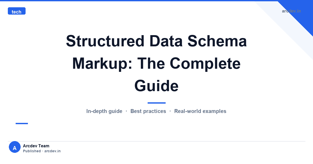 Featured image for Structured Data Schema Markup: The Complete Guide