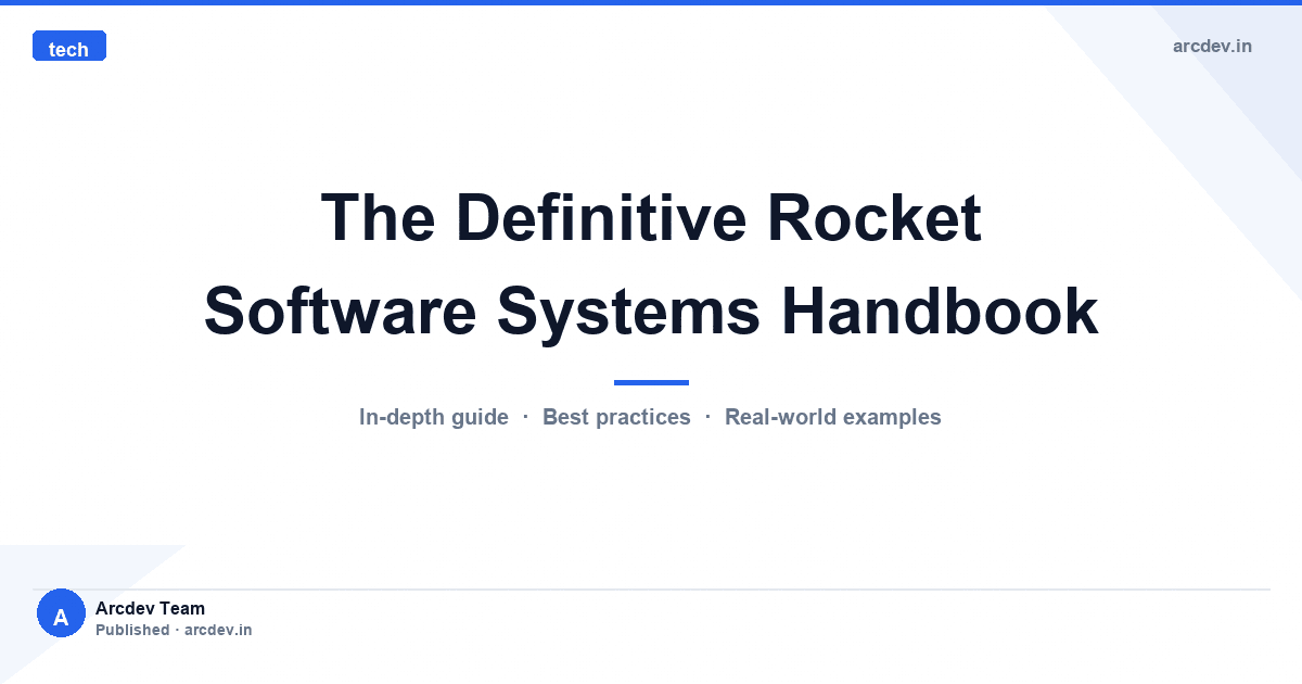 Featured image for The Definitive Rocket Software Systems Handbook