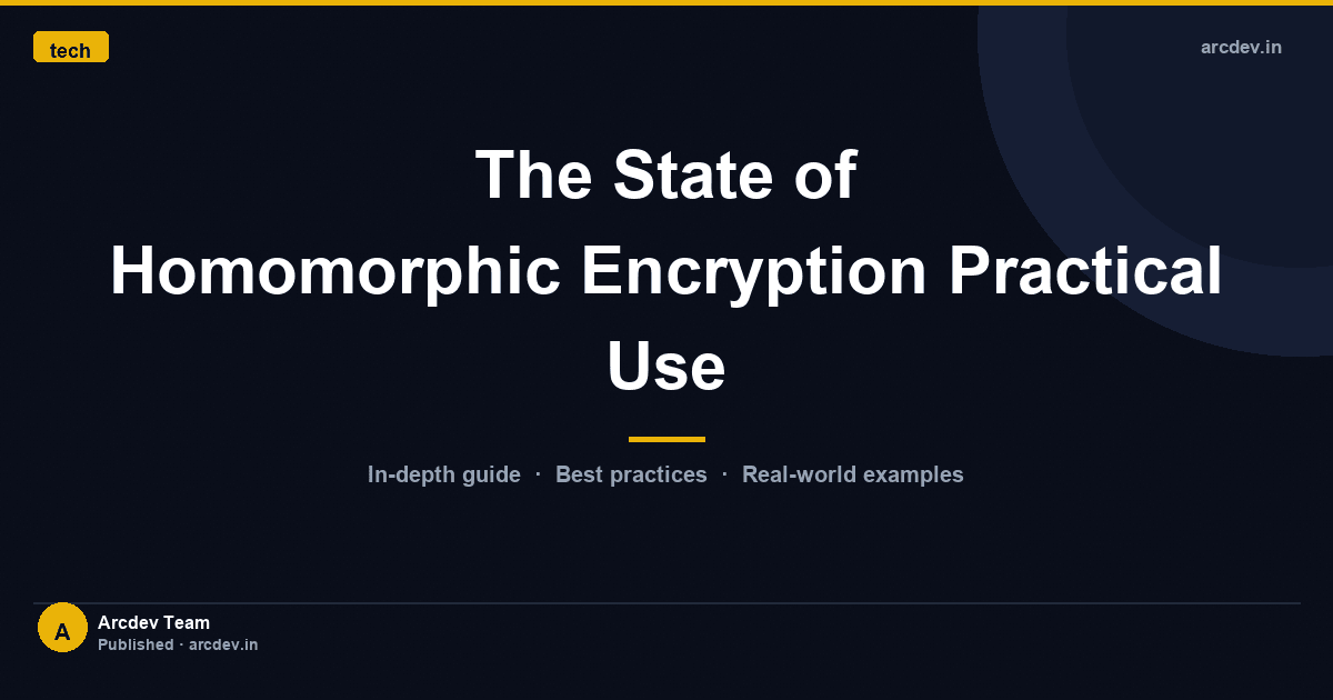 Featured image for The State of Homomorphic Encryption Practical Use