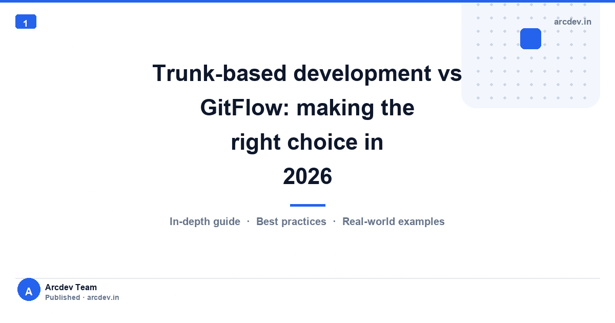 Featured image for Trunk-based development vs GitFlow: making the right choice in 2026