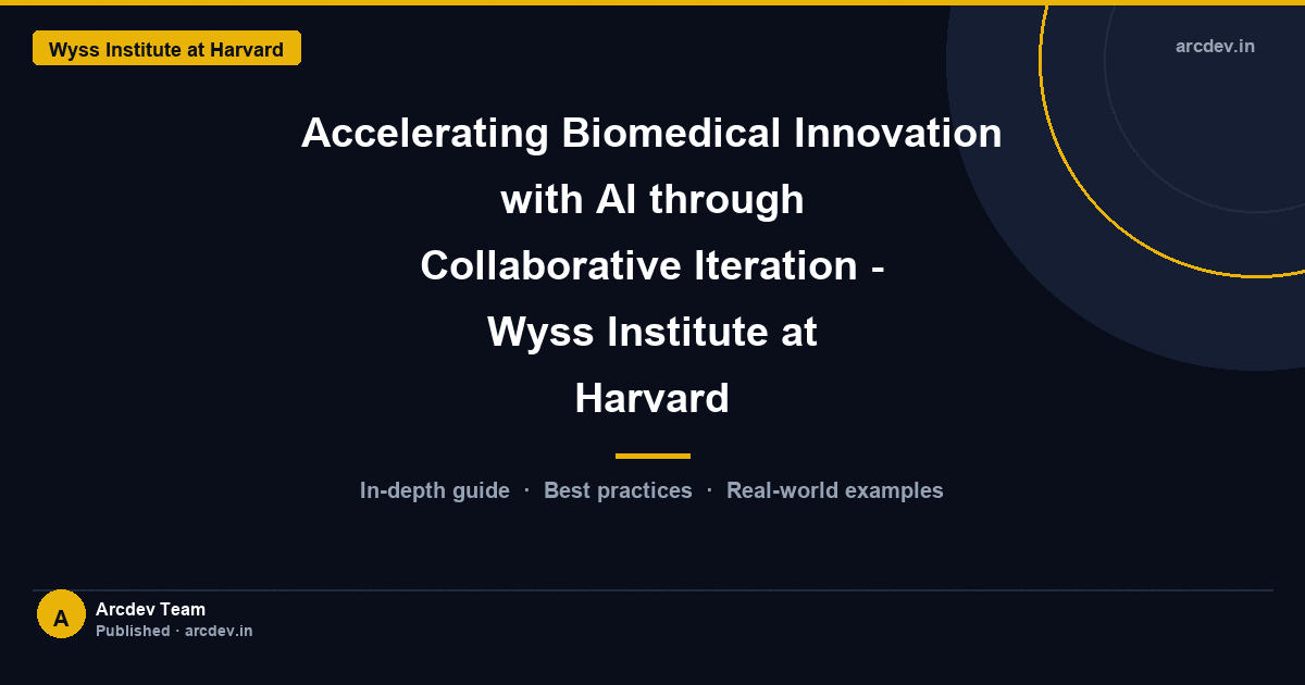 Featured image for Accelerating Biomedical Innovation with AI through Collaborative Iteration - Wyss Institute at Harvard