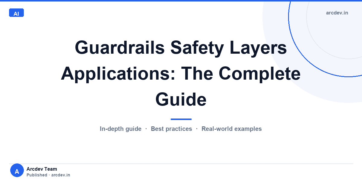 Featured image for Guardrails Safety Layers Applications: The Complete Guide