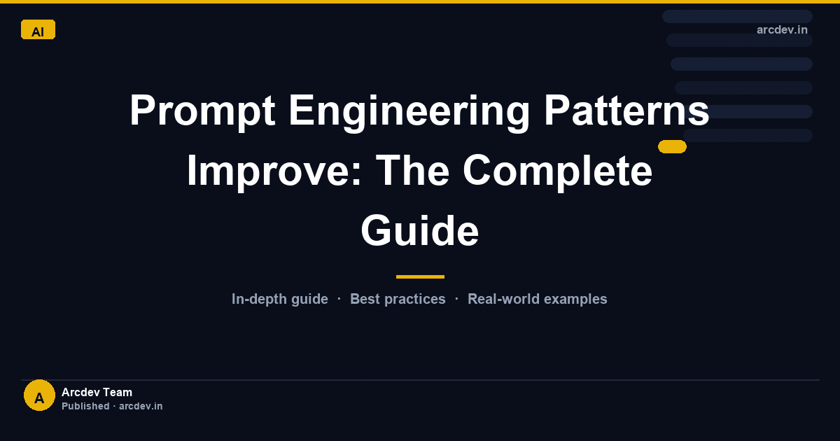 Featured image for Prompt Engineering Patterns Improve: The Complete Guide